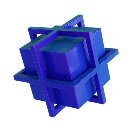 3D printed geometric gyroscope demonstrating precision manufacturing