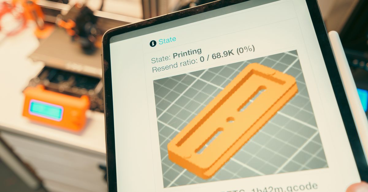 3D printer calculating time remaining on complex part with support structures