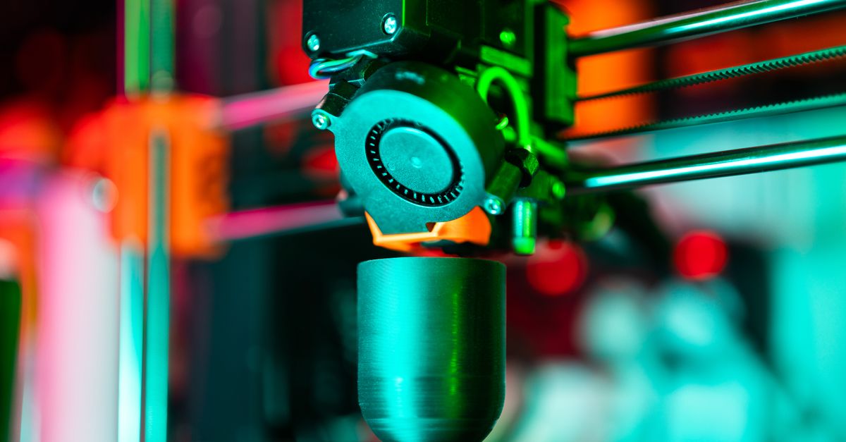 3D printed prototypes undergoing various testing procedures